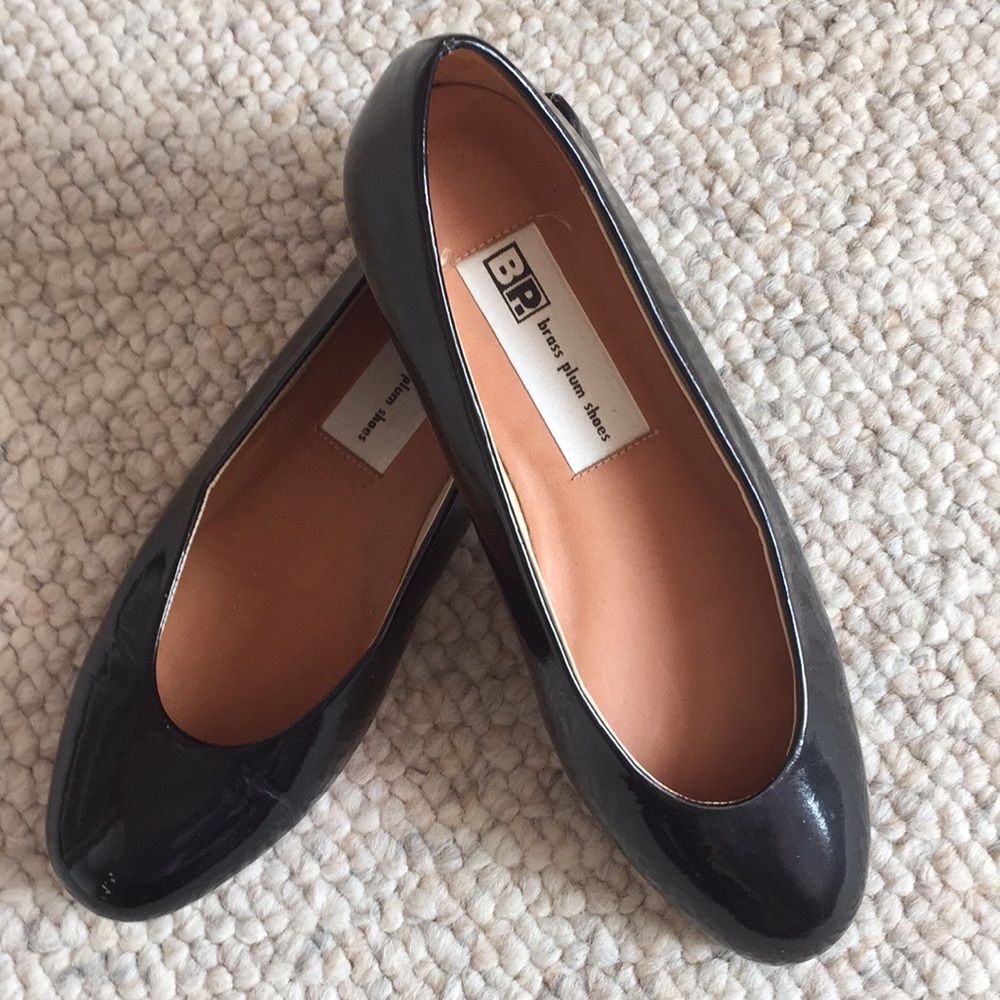 Black Patent Ballet Flats
